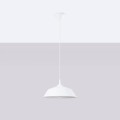 LAMPAMI - lampa sufitowa biała, biała lampa wisząca, lampa wisząca biała, lampa kuchenna, lampa skandynawska