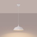 LAMPAMI - lampa sufitowa biała, biała lampa wisząca, lampa wisząca biała, lampa kuchenna, lampa skandynawska