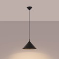 LAMPAMI - nowoczesna lampa wisząca, lampa kuchenna wisząca pojedyncza drewno, lampa nad okrągły stół