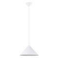 LAMPAMI - lampa sufitowa biała, biała lampa wisząca, lampa wisząca biała, lampa kuchenna, lampa skandynawska