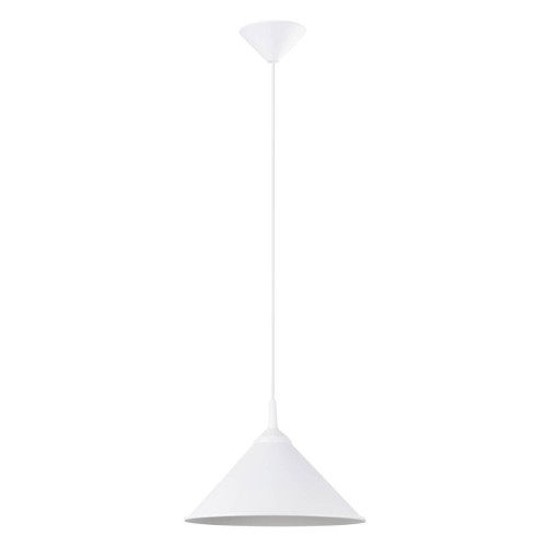 LAMPAMI - lampa sufitowa biała, biała lampa wisząca, lampa wisząca biała, lampa kuchenna, lampa skandynawska