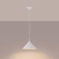 LAMPAMI - lampa sufitowa biała, biała lampa wisząca, lampa wisząca biała, lampa kuchenna, lampa skandynawska