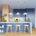 LAMPAMI - lampa sufitowa biała, biała lampa wisząca, lampa wisząca biała, lampa kuchenna, lampa skandynawska