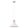 LAMPAMI - lampa sufitowa biała, biała lampa wisząca, lampa wisząca biała, lampa kuchenna, lampa skandynawska