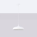 LAMPAMI - lampa sufitowa biała, biała lampa wisząca, lampa wisząca biała, lampa kuchenna, lampa skandynawska