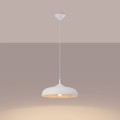 LAMPAMI - lampa sufitowa biała, biała lampa wisząca, lampa wisząca biała, lampa kuchenna, lampa skandynawska