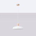 LAMPAMI - lampa sufitowa biała, biała lampa wisząca, lampa wisząca biała, lampa kuchenna, lampa skandynawska