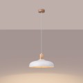 LAMPAMI - lampa sufitowa biała, biała lampa wisząca, lampa wisząca biała, lampa kuchenna, lampa skandynawska