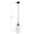 LAMPAMI - nowoczesna lampa wisząca, lampa do salonu, lampa do sypialni, lampa glamour
