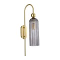 LAMPAMI - lampa ścienna, kinkiet do salonu, złoty kinkiet nowoczesny, kinkiet do sypialni, lampa glamour