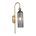 LAMPAMI - lampa ścienna, kinkiet do salonu, złoty kinkiet nowoczesny, kinkiet do sypialni, lampa glamour