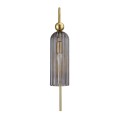 LAMPAMI - lampa ścienna, kinkiet do salonu, złoty kinkiet nowoczesny, kinkiet do sypialni, lampa glamour