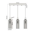 LAMPAMI - lampa złota potrójna szkic