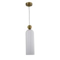 LAMPAMI - lampa złota szklana, lampa do salonu, lampa wisząca do sypialni, lampa nad stół, lampa glamour