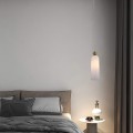 LAMPAMI - lampa złota szklana, lampa do salonu, lampa wisząca do sypialni, lampa nad stół, lampa glamour