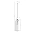 LAMPAMI - lampa złota szklana szkic