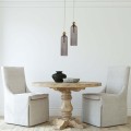 LAMPAMI - lampa złota szklana, lampa do salonu, lampa wisząca do sypialni, lampa nad stół, lampa glamour