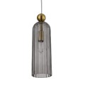 LAMPAMI - lampa złota szklana, lampa do salonu, lampa wisząca do sypialni, lampa nad stół, lampa glamour