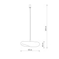 LAMPAMI - lampa sufitowa BOHO szkic