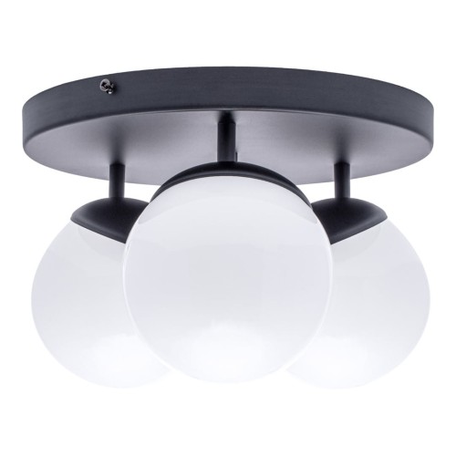 LAMPAMI - lampa sufitowa do salonu klosze białe kule, lampa sufitowa wisząca do salonu, lampa nad stół, lampa szklane kule