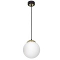 LAMPAMI - nowoczesna lampa wisząca, lampa do salonu, lampa szklane kule, lampa do sypialni, biała lampa kule