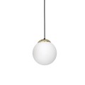 LAMPAMI - nowoczesna lampa wisząca, lampa do salonu, lampa szklane kule, lampa do sypialni, biała lampa kule