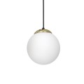 LAMPAMI - nowoczesna lampa wisząca, lampa do salonu, lampa szklane kule, lampa do sypialni, biała lampa kule
