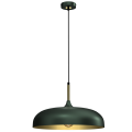 LAMPAMI - lampa butelkowa, lampa industrialna, lampa nowoczesna wisząca zielona ze złotym