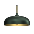 LAMPAMI - lampa butelkowa, lampa industrialna, lampa nowoczesna wisząca zielona ze złotym