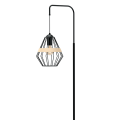 LAMPAMI - czarna lampa stojąca, nowoczesna lampa stojąca do salonu, lampa podłogowa do salonu, lampa stojąca loftowa