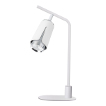 Biała lampka biurkowa FLOWER WHITE CHROME 1xGU10