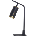 LAMPAMI - czarna lampka nocna, lampka do sypialni, lampka stojąca do salonu, lampa stołowa nowoczesna