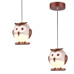 Lampa dziecięca wisząca 1XE14 SOWA