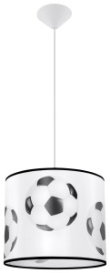 Lampa dla chłopca wisząca PIŁKA A 30 