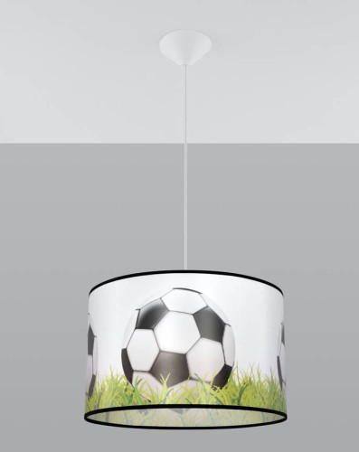 LAMPAMI - lampa dla chłopca wisząca kolorowa, lampa do pokoju dziecięcego, lampa wisząca piłka