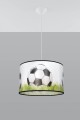 LAMPAMI - lampa dla chłopca wisząca kolorowa, lampa do pokoju dziecięcego, lampa wisząca piłka