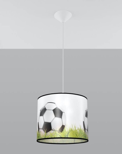LAMPAMI - lampa dla chłopca wisząca kolorowa, lampa do pokoju dziecięcego, lampa wisząca piłka