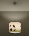 LAMPAMI - lampa dla chłopca wisząca kolorowa, lampa do pokoju dziecięcego, lampa wisząca piłka