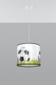 LAMPAMI - lampa dla chłopca wisząca kolorowa, lampa do pokoju dziecięcego, lampa wisząca piłka