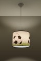LAMPAMI - lampa dla chłopca wisząca kolorowa, lampa do pokoju dziecięcego, lampa wisząca piłka