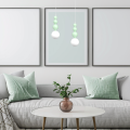 LAMPAMI - lampa dziecięca, lampa dla dziewczynki, lampa do pokoju dziecięcego, miętowa lampa wisząca