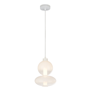 Lampa wisząca biała ledowa 153 cm 3000K DAPHNE WHITE 12W