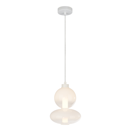 LAMPAMI - lampa sufitowa biała, biała lampa wisząca, lampa wisząca biała