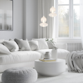 LAMPAMI - lampa sufitowa biała, biała lampa wisząca, lampa wisząca biała