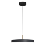 Czarna lampa wisząca ledowa 4000K DISC 38W LED