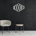 LAMPAMI - lampa sufitowa biała, biała lampa wisząca, lampa wisząca biała
