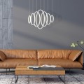 LAMPAMI - lampa sufitowa biała, biała lampa wisząca, lampa wisząca biała