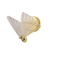 LAMPAMI - złota lampa ścienna, złoty kinkiet nowoczesny, kinkiet do sypialni, lampa glamour