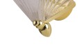 LAMPAMI - złota lampa ścienna, złoty kinkiet nowoczesny, kinkiet do sypialni, lampa glamour