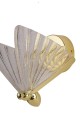 LAMPAMI - złota lampa ścienna, złoty kinkiet nowoczesny, kinkiet do sypialni, lampa glamour